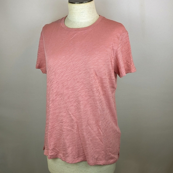 ATM Anthony Thomas Melillo Tee Short Sleeve Cotton Slub Knit Juneberry XL NWT - Picture 7 of 9